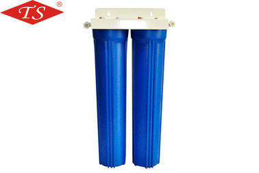 Çin 20 &amp;#39;&amp;#39; Çift Kademeli Su Filtresi Parçaları 32kg Max Pressure Blue Color Görünüm Tedarikçi